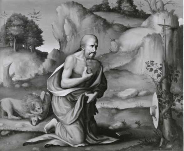 Brogiolo, Mario — Ubertini Francesco - sec. XVI - San Girolamo penitente nel deserto — insieme